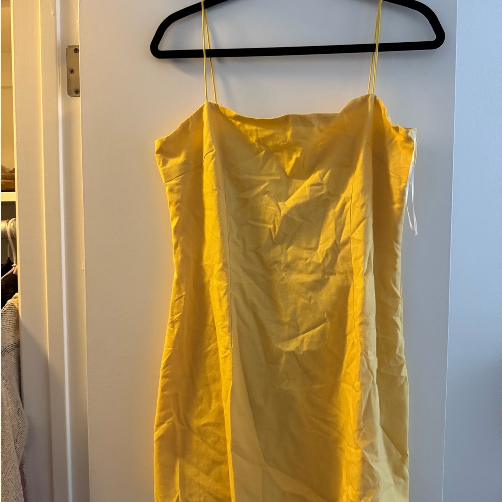 Yellow Mini Dress